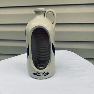 Williamsburg Pottery 1993  jug candle holder